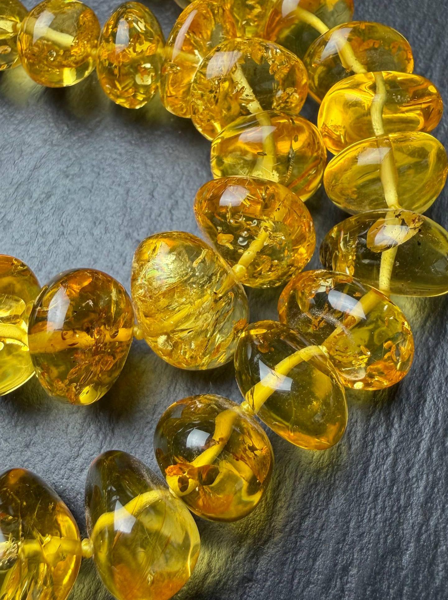 картинка Янтарь Лимонный Галтовка - яичко Весовой  от магазина Одежда+