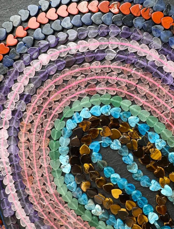 картинка Кварц Сердечко 6 мм Набор из 4 шт. от магазина Одежда+
